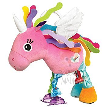  jouet déveil licorne rose 